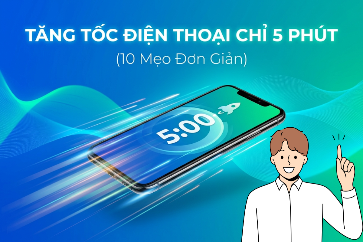 10 Mẹo Giúp Điện Thoại Chạy Nhanh Hơn Chỉ Trong 5 Phút Cực Dễ