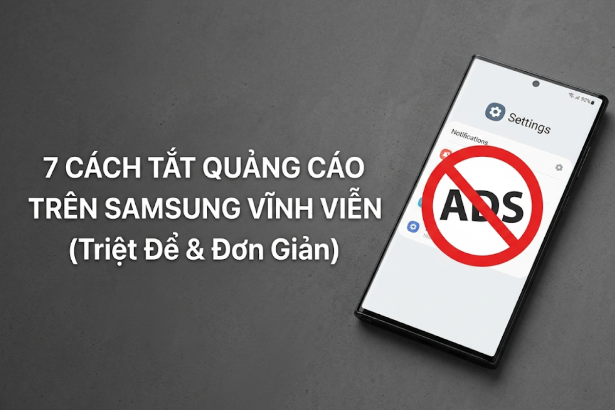 7 Cách Tắt Quảng Cáo Trên Điện Thoại Samsung Vĩnh Viễn Triệt Để