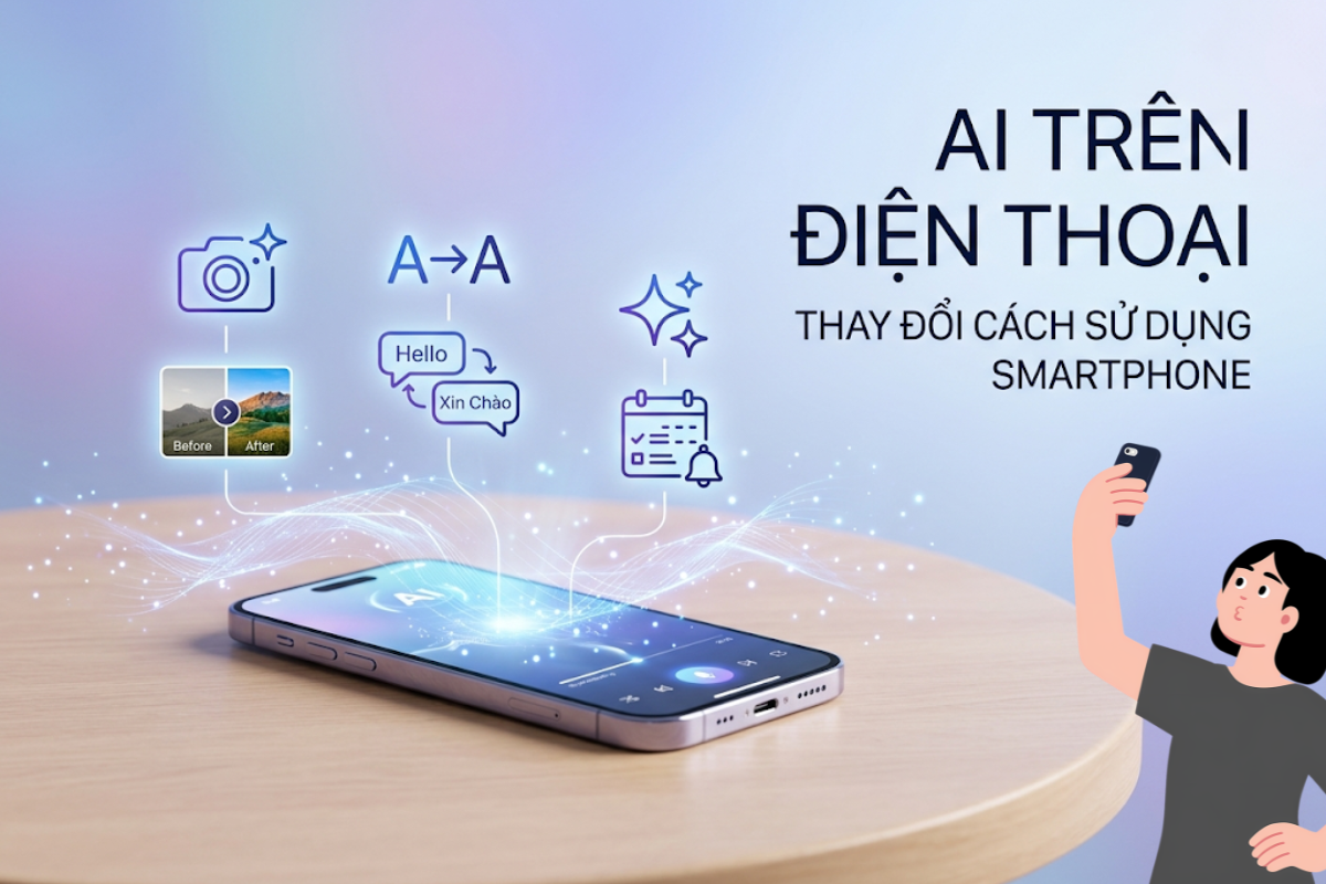 AI trên điện thoại thay đổi smartphone: Xu hướng bùng nổ 2026