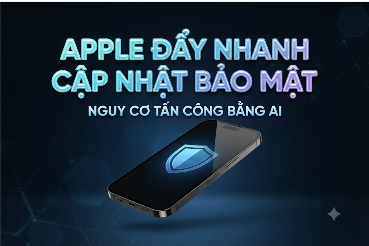 Apple đẩy nhanh cập nhật bảo mật: iPhone của bạn có đang an toàn trước AI?