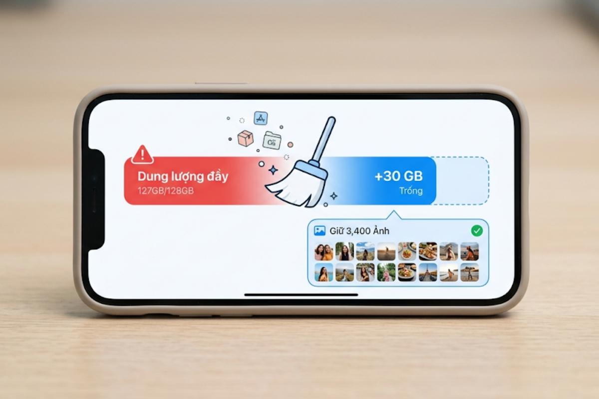 Cách Giải Phóng Dung Lượng Điện Thoại Không Cần Xóa Ảnh Cực Dễ