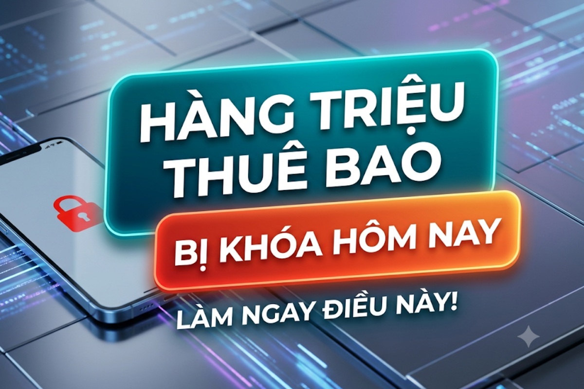 Hàng triệu thuê bao bị khóa từ hôm nay: Cách kiểm tra và mở khóa nhanh nhất
