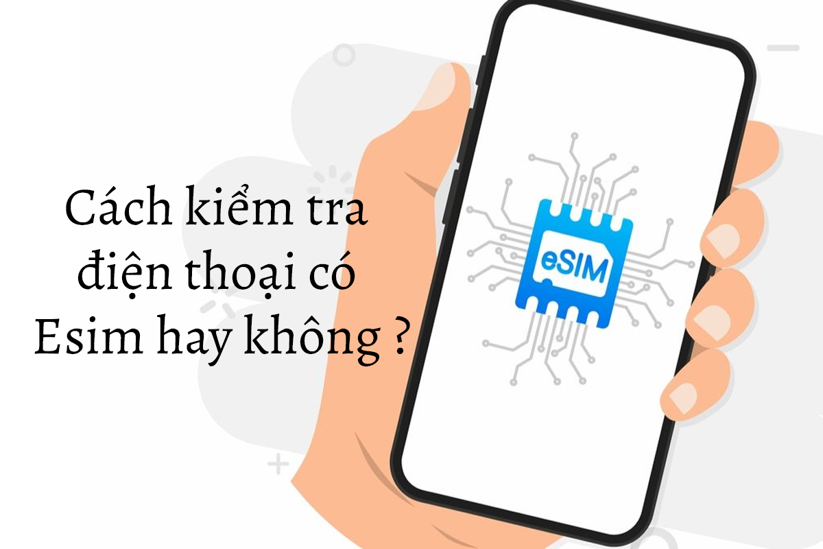 Cách Kiểm Tra Điện Thoại Có eSIM Không? Sóng eSIM Có Yếu Không?