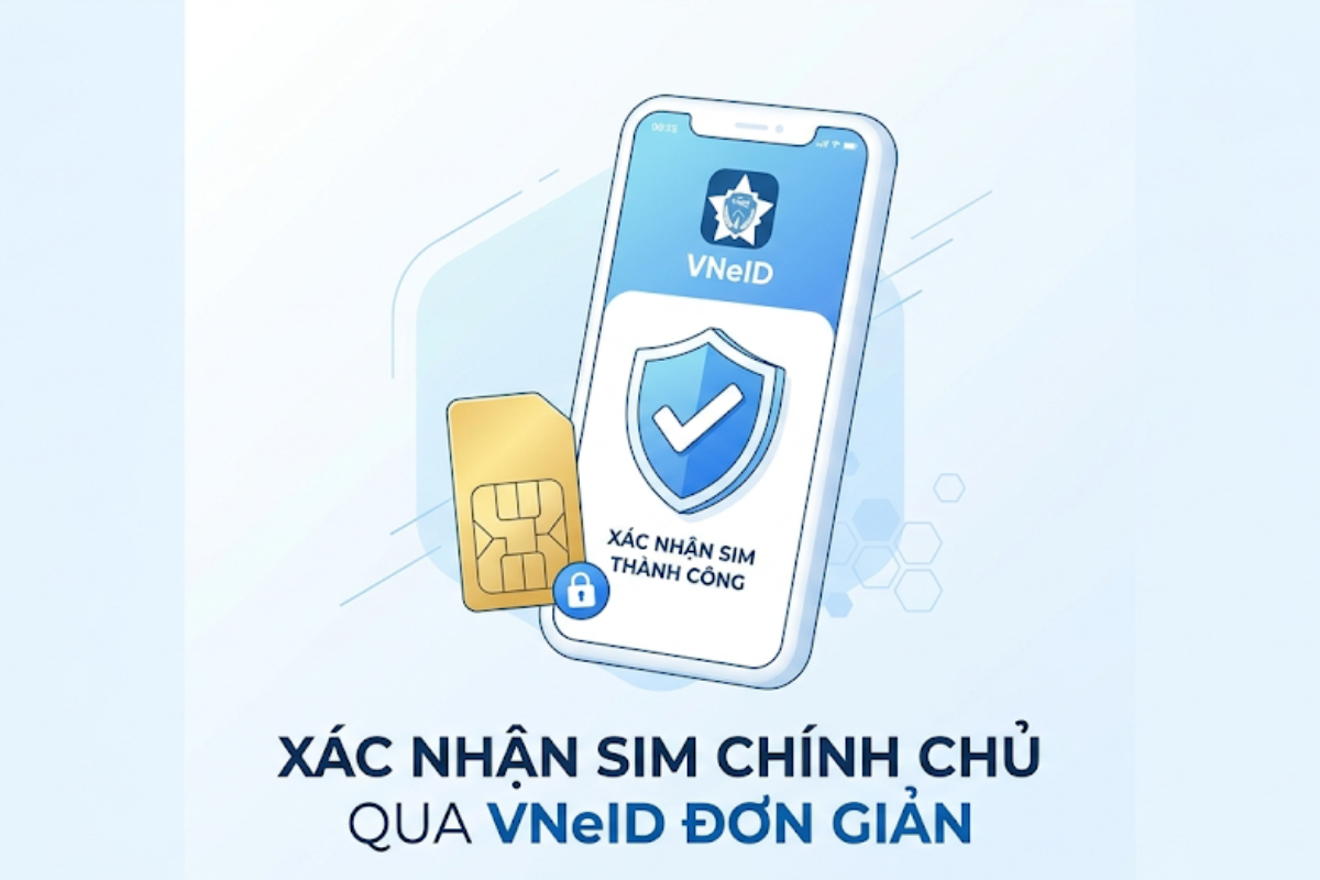 Cách xác nhận SIM chính chủ qua VNeID nhanh gọn chỉ 3 phút tại nhà