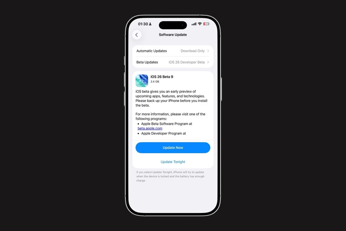 iOS 26 Beta 9 Chính Thức Ra Mắt: Có Gì Mới & Có Nên Cập Nhật Ngay? - Hình 2 iOS 26 Beta 9 Chính Thức Ra Mắt: Có Gì Mới & Có Nên Cập Nhật Ngay? - Hình 2