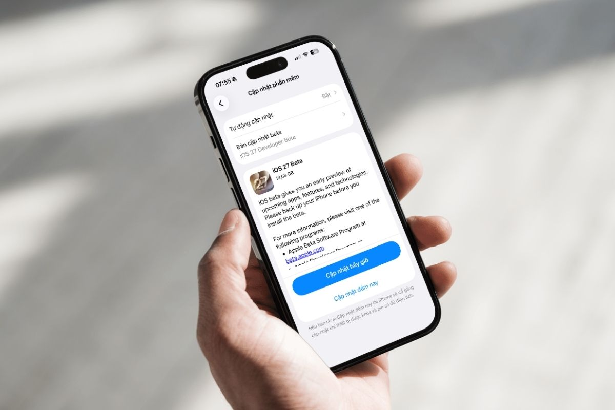 Có nên cập nhật ios 27 beta 1 ở thời điểm hiện tại? Có nên cập nhật ios 27 beta 1 ở thời điểm hiện tại?