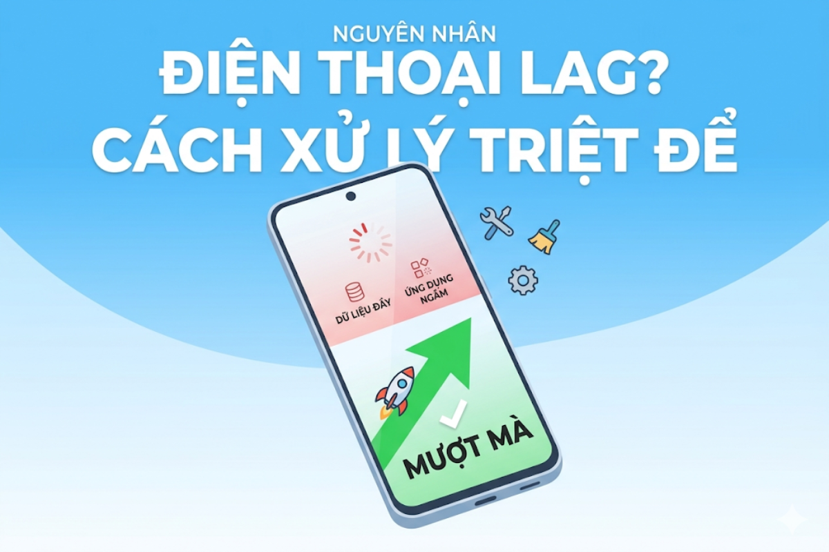 Tại sao điện thoại Android bị lag? 7+ cách xử lý triệt để từ A-Z