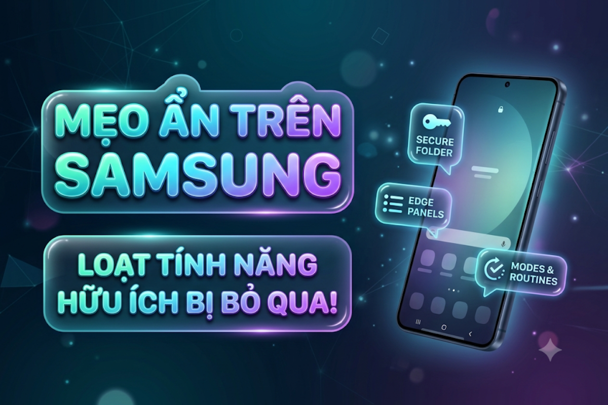 Điện thoại Samsung có loạt tính năng hữu ích thường bị bỏ qua ít ai biết