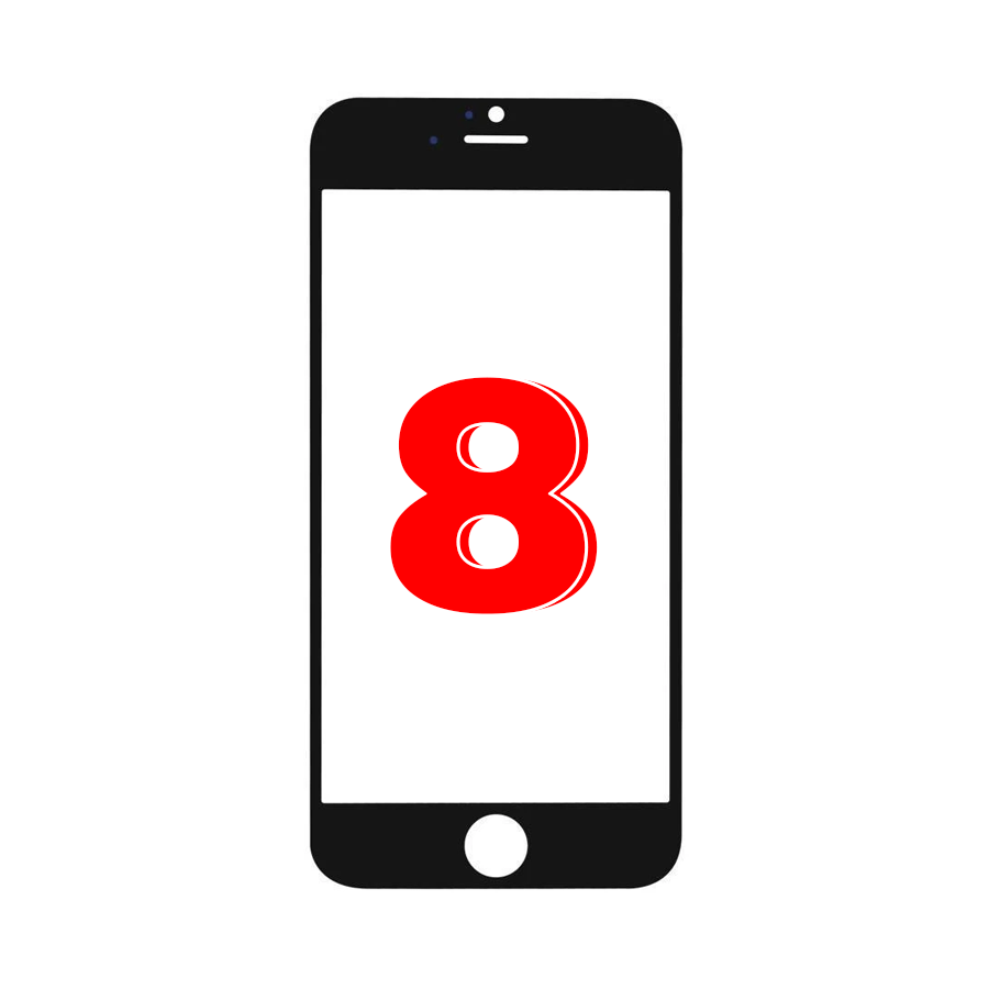 Ép kính iPhone 8
