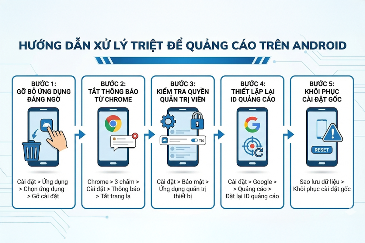 Tại sao điện thoại Android bị dính quảng cáo? Cách xử lý triệt để nhất - Hình 3