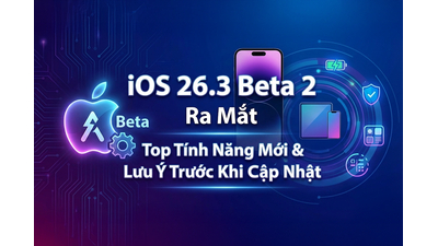 iOS 26.3 Beta 2 Ra Mắt: Top Tính Năng Mới & Lưu Ý Trước Khi Cập Nhật