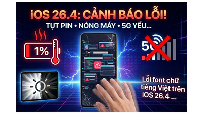 iOS 26.4 Ngập Lỗi Khó Chịu: Cách Sửa Hao Pin, Nóng Máy Và 5G
