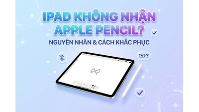 iPad Không Nhận Apple Pencil? Cách Sửa Lỗi Triệt Để Chỉ Trong 5 Phút
