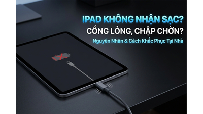 iPad Không Nhận Sạc, Cổng Sạc Chập Chờn? Cách Khắc Phục Tại Nhà