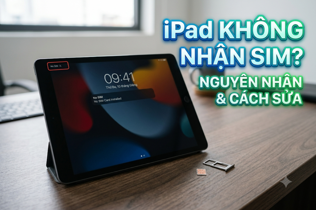 iPad Không Nhận SIM? Nguyên Nhân Và 6 Cách Khắc Phục Nhanh Nhất