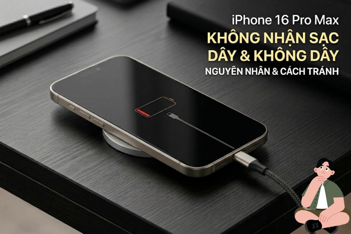 iPhone 16 Pro Max Không Nhận Sạc Dây, Không Dây: Cách Cứu IC Sạc