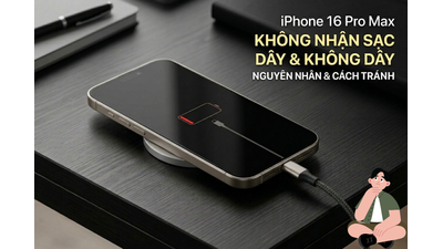 iPhone 16 Pro Max Không Nhận Sạc Dây, Không Dây: Cách Cứu IC Sạc