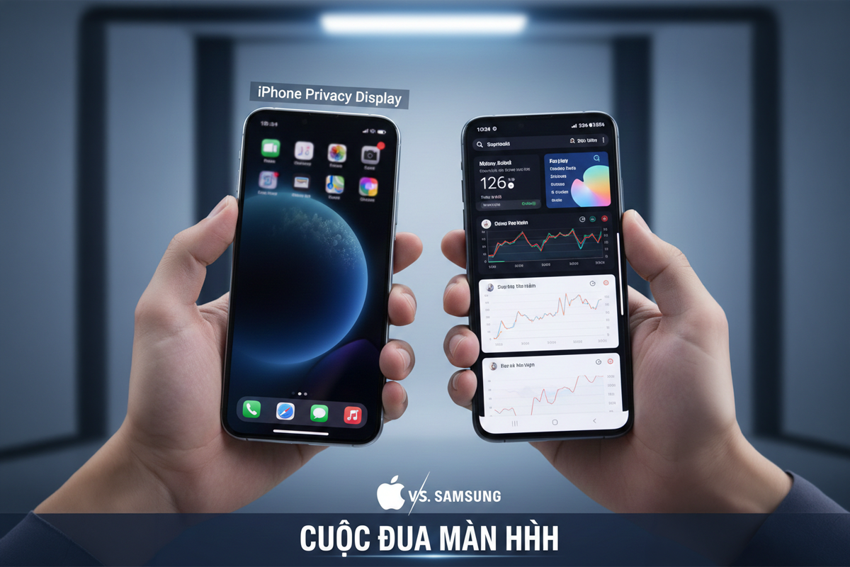 iPhone có Privacy Display: Apple đáp trả Samsung S26 trong cuộc đua màn hình