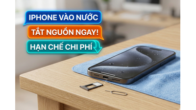 iPhone Vào Nước: Làm Ngay Việc Này Tránh Mất Tiền Oan Cho Sửa Chữa
