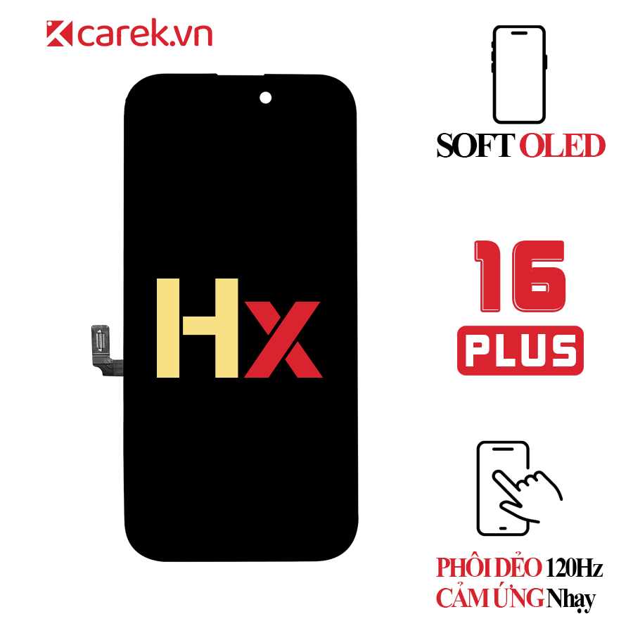 Màn hình iPhone 16 Plus - Soft Oled Hx 128Hz