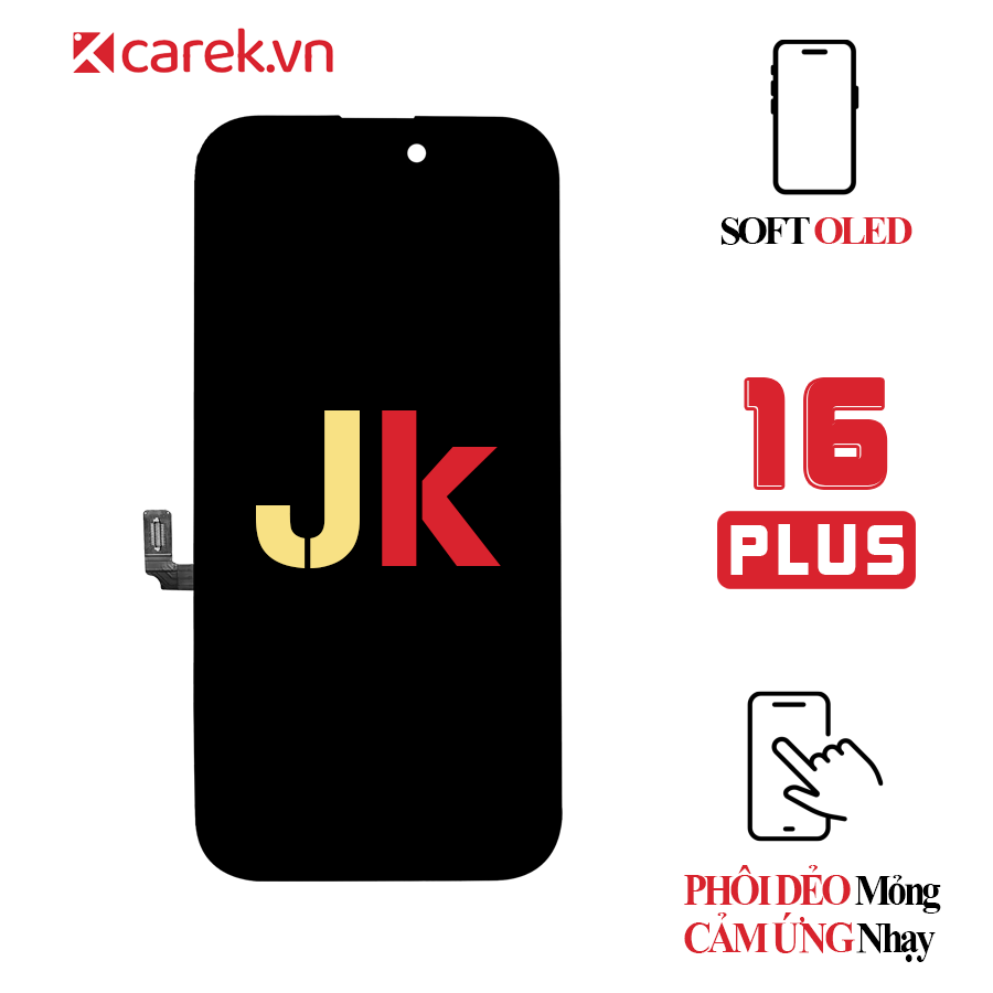 Màn hình iPhone 16 Plus - Soft Oled JK