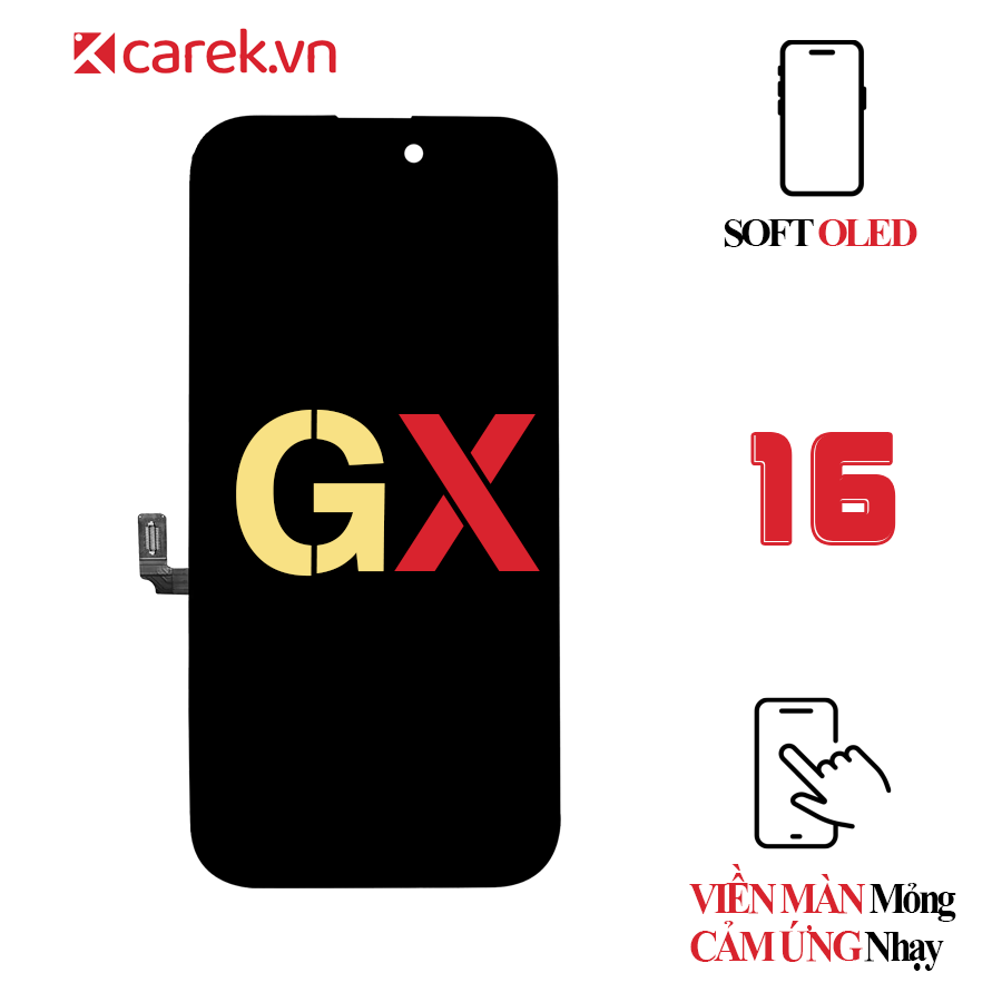 Màn hình iPhone 16 - Soft Oled Gx
