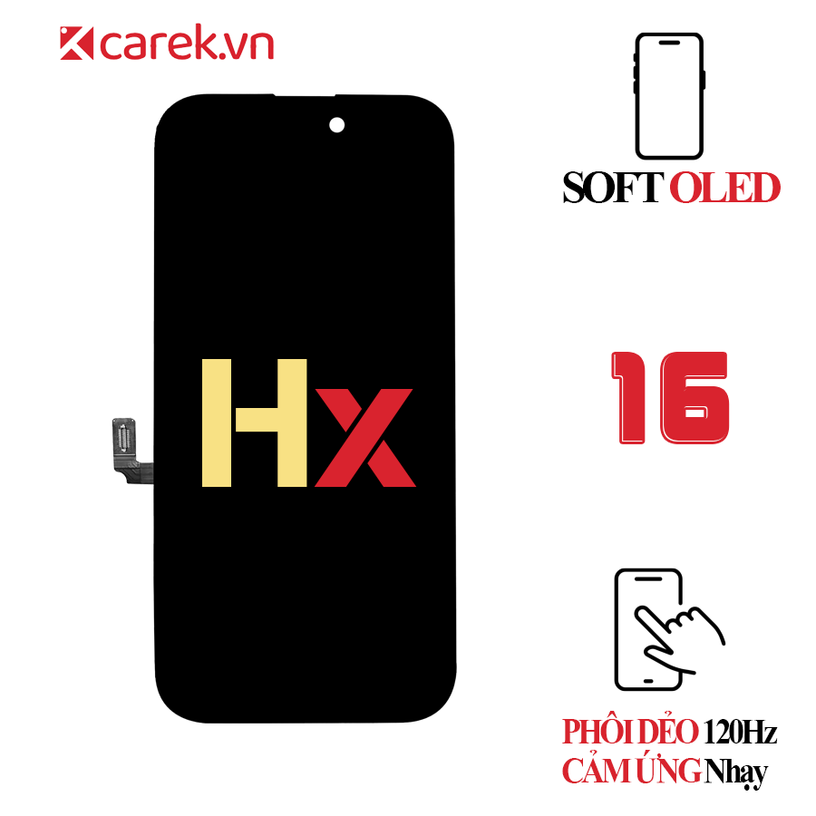 Màn hình iPhone 16 - Soft Oled Hx 128Hz