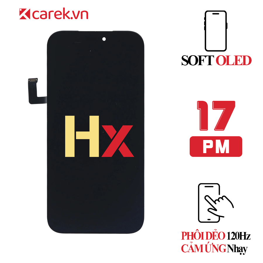 Màn hình iPhone 17 Pro Max - Soft Oled Hx 128Hz