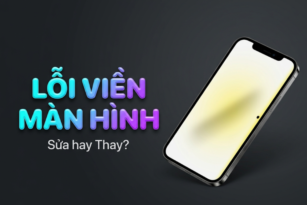 Màn hình iPhone bị ố vàng, đen viền: Nguyên nhân và cách xử lý triệt để