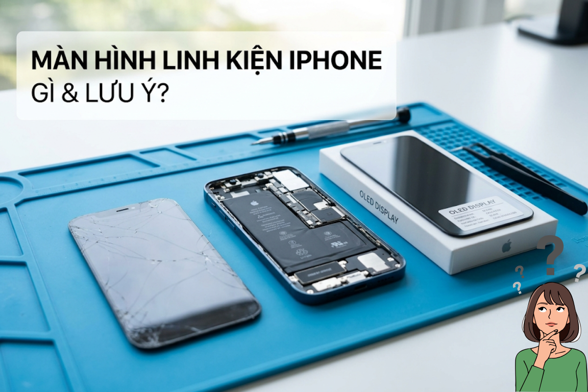 Màn hình linh kiện iPhone là gì? Khi nào nên thay và lưu ý cần biết