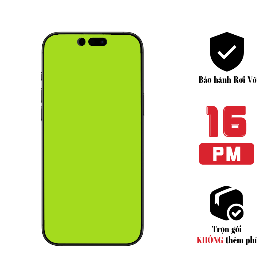 Xử lý màn hình trắng xanh iPhone 16 Pro Max