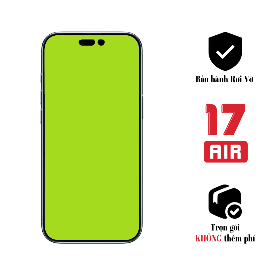 Xử lý màn hình trắng xanh iPhone 17 Air