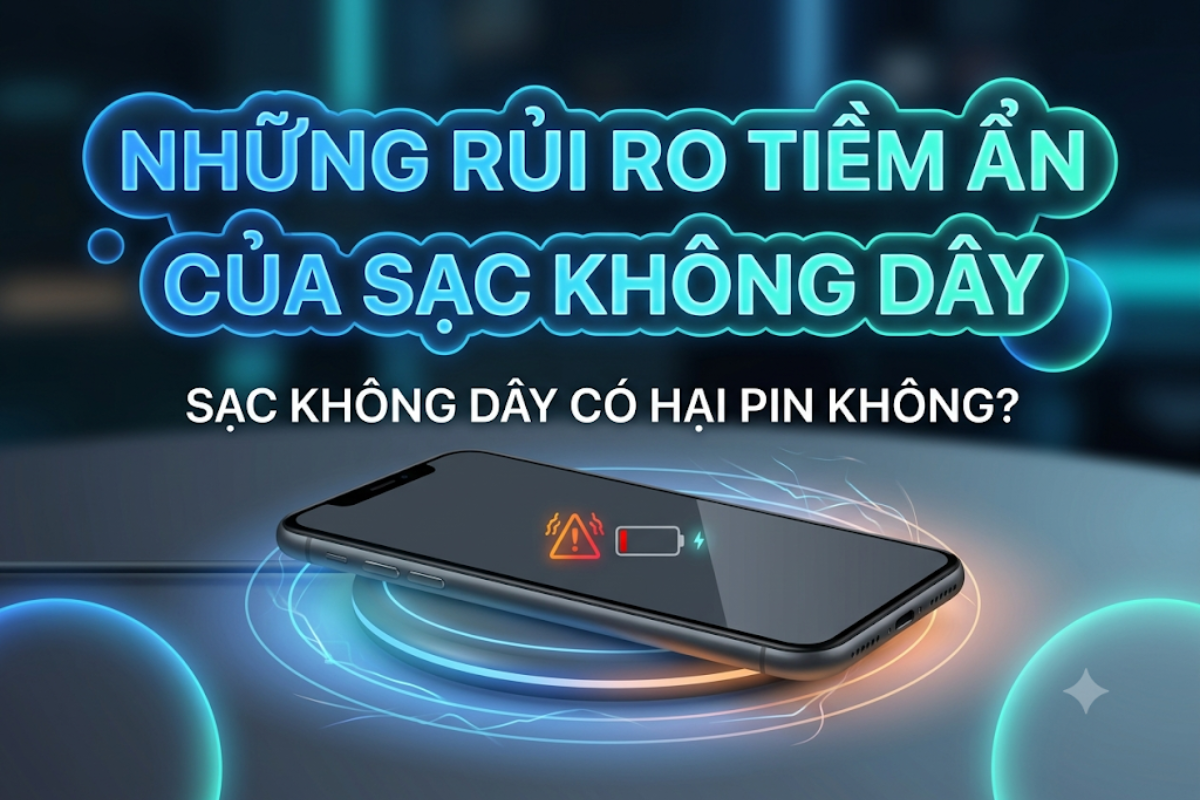 Rủi ro của sạc không dây: Sự thật và cách dùng an toàn bạn cần biết
