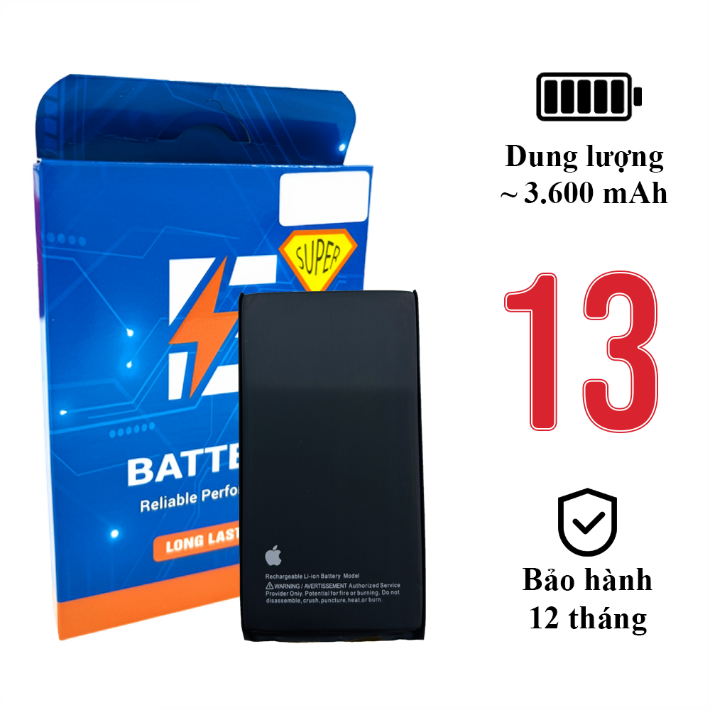 Pin EU iPhone 13 (Dung lượng chuẩn & dung lượng cao) – Pin thay thế chất lượng cao