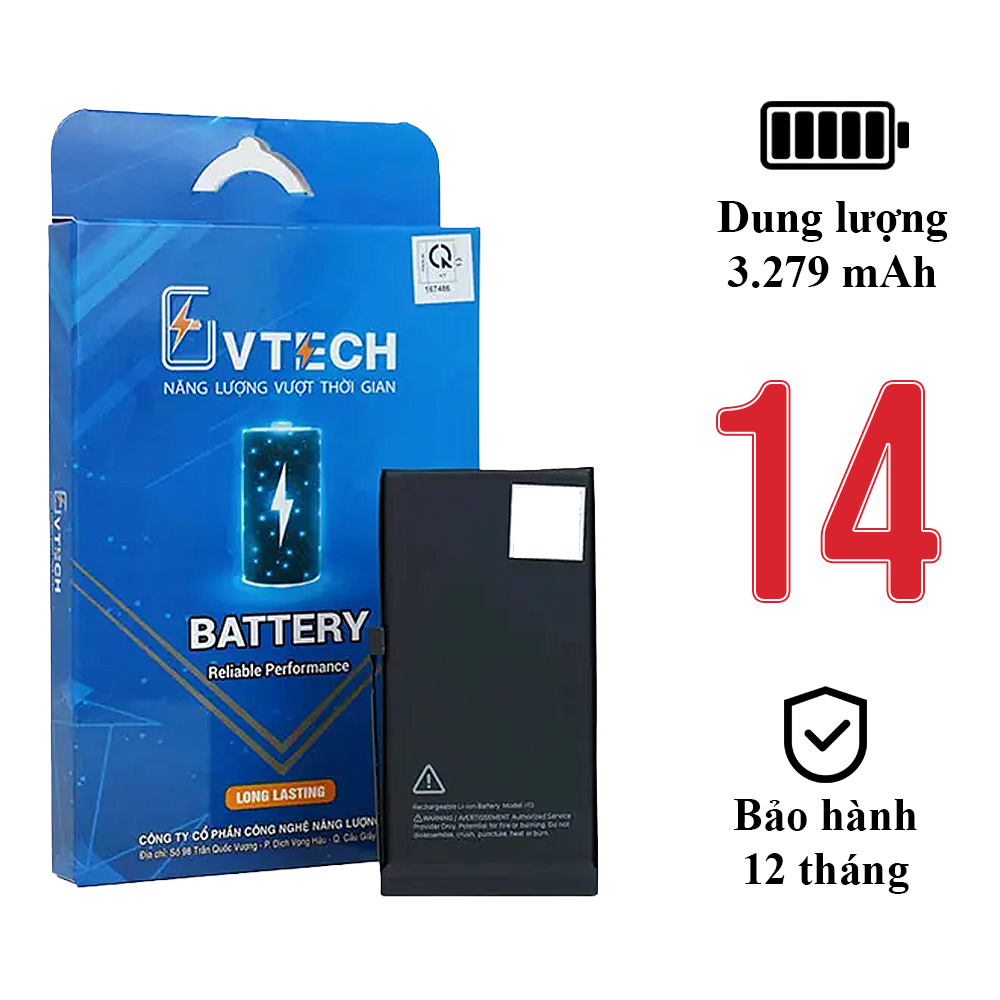 Pin EU iPhone 14 (Dung lượng chuẩn & dung lượng cao) – Pin thay thế chất lượng cao