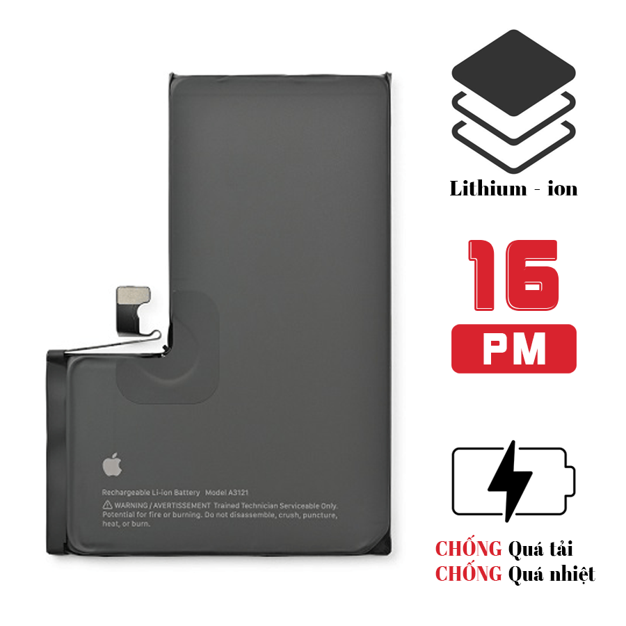 Pin iPhone 16 Pro Max dung lượng chuẩn - Chính hãng