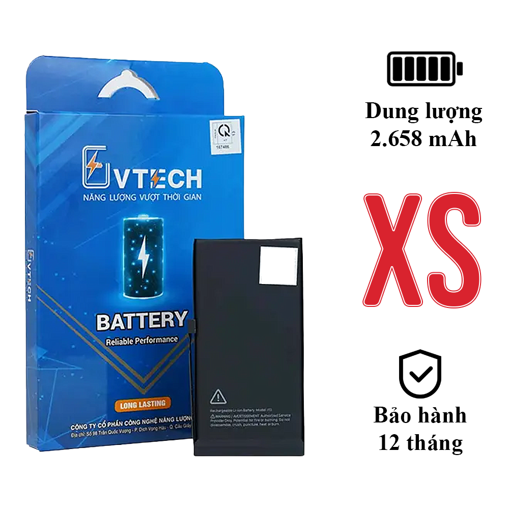 Pin EU iPhone XS (Dung lượng chuẩn & dung lượng cao) – Pin thay thế chất lượng cao