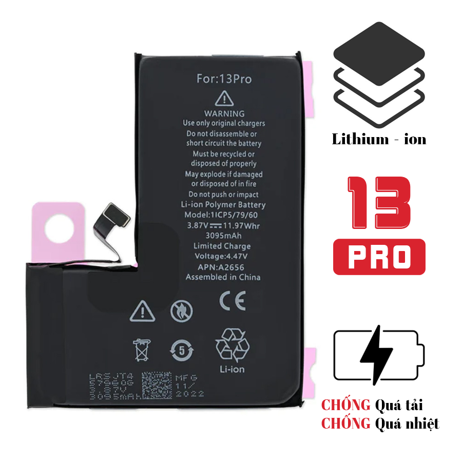 Pin iPhone 13 Pro Zin – Chính hãng Apple