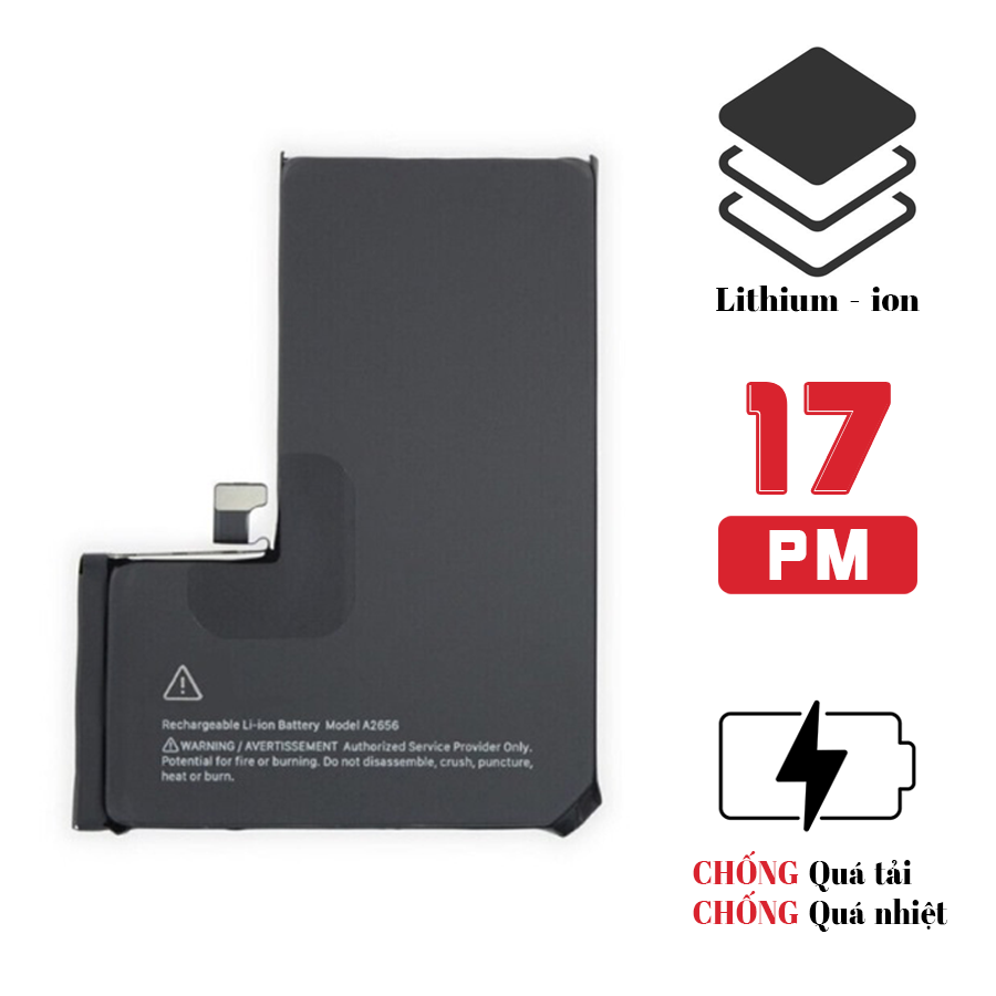 Pin iPhone 17 Pro Max - Chính hãng
