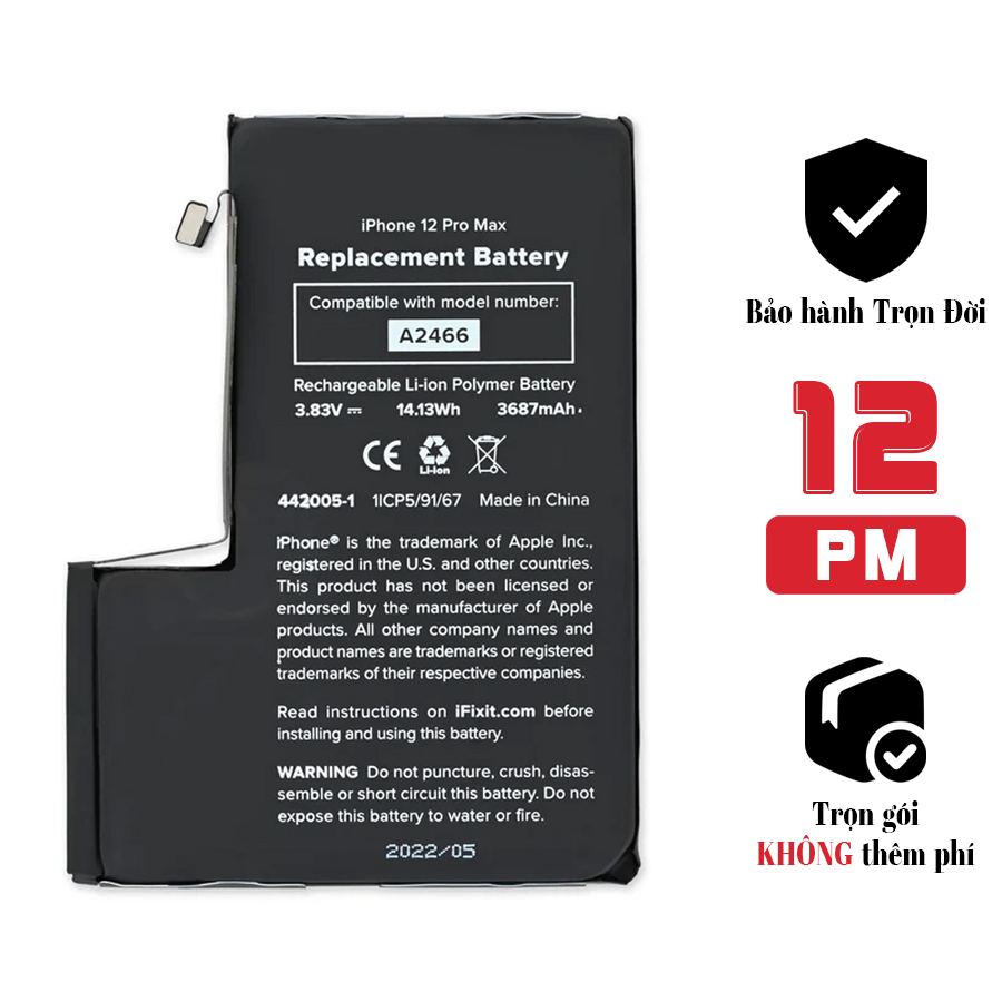 Pin iPhone 12 Pro Max