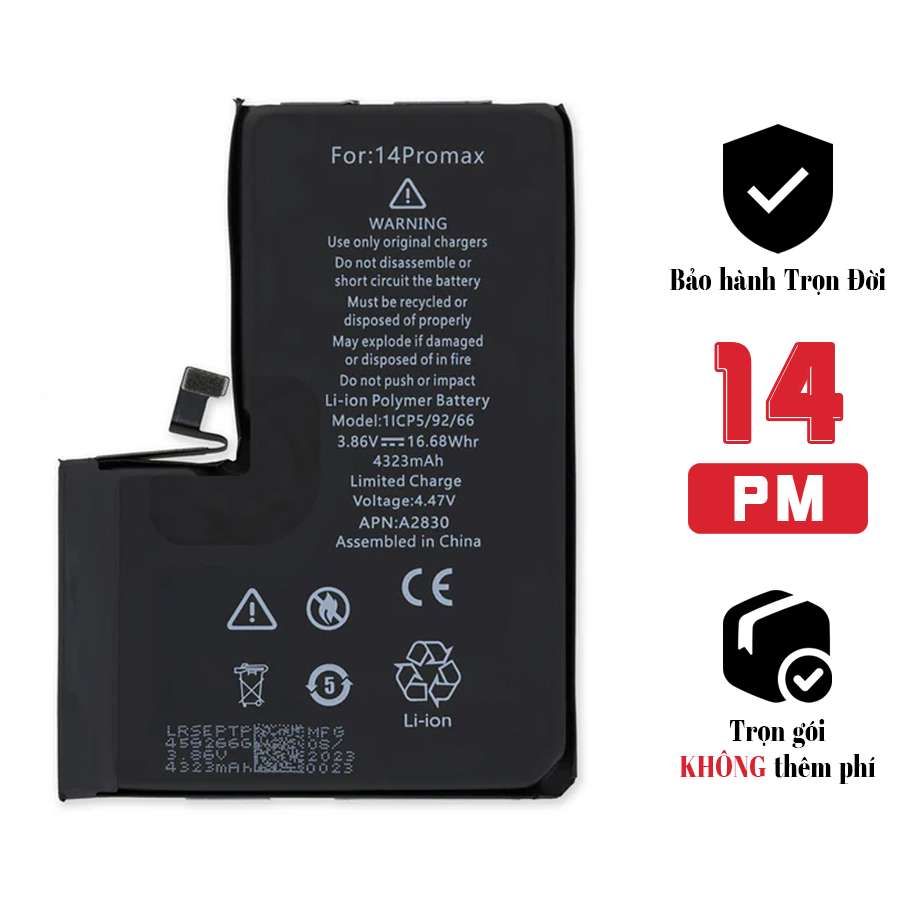 Pin iPhone 14 Pro Max