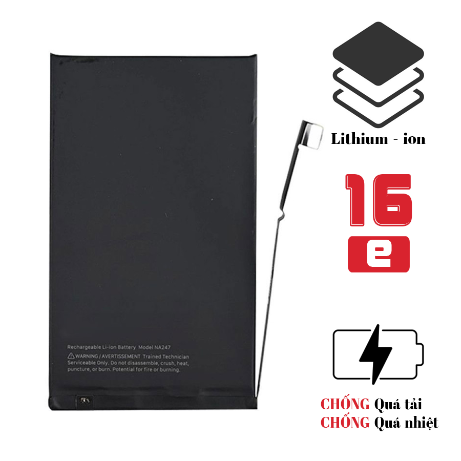 Pin iPhone 16e dung lượng chuẩn - Chính hãng