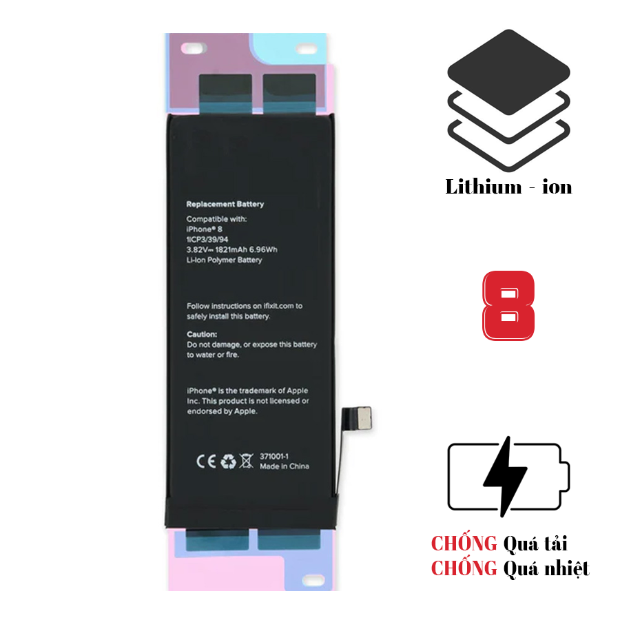 Pin iPhone 8 - Chính hãng