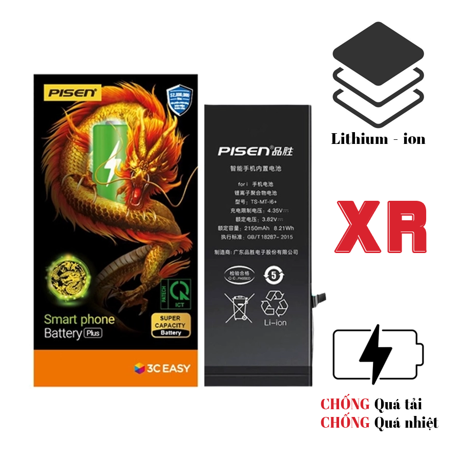 Pin iPhone XR dung lượng cao - Chính hãng