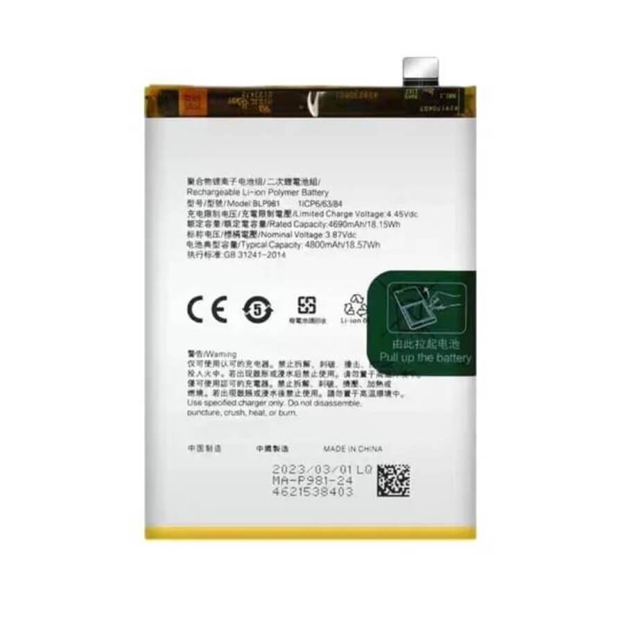 Thay pin Oppo A1 Pro