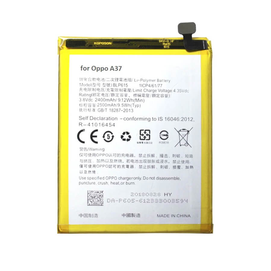 Thay pin Oppo A37