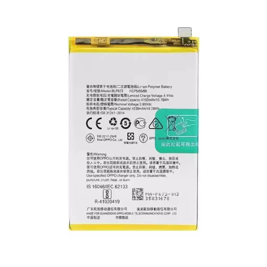 Thay pin Oppo A5s