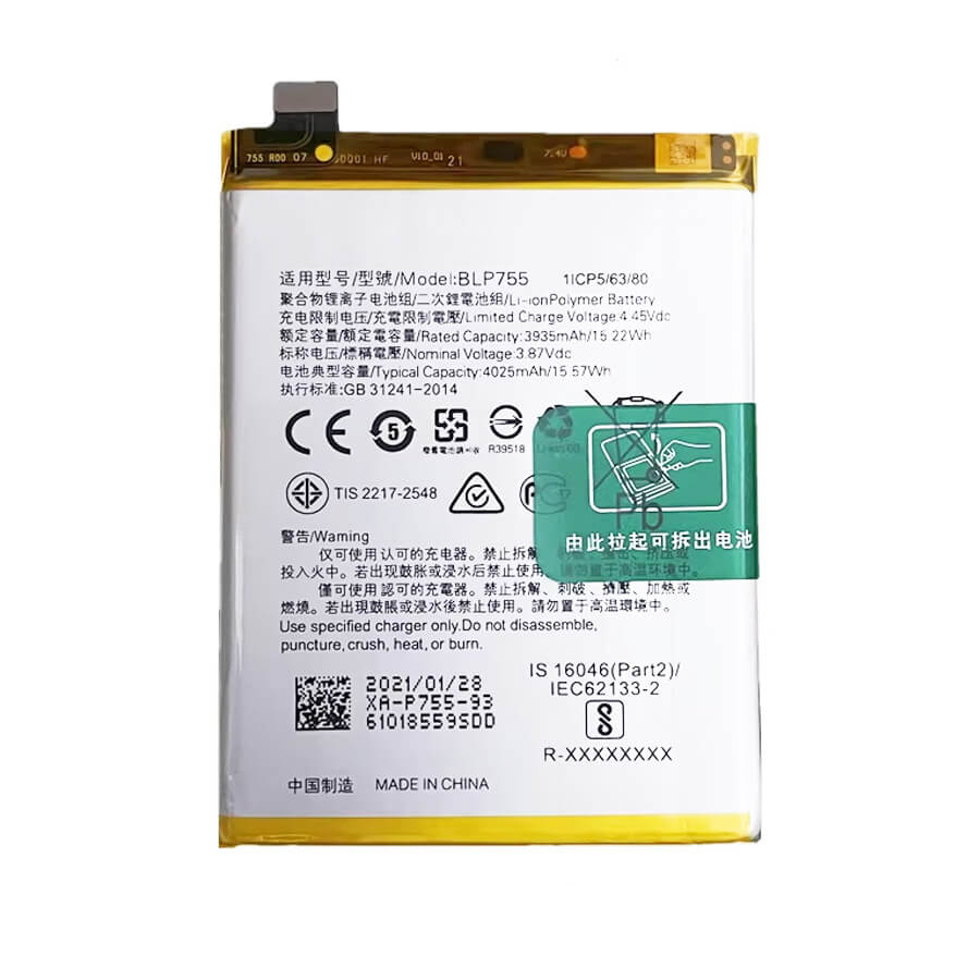 Thay pin Oppo Reno3