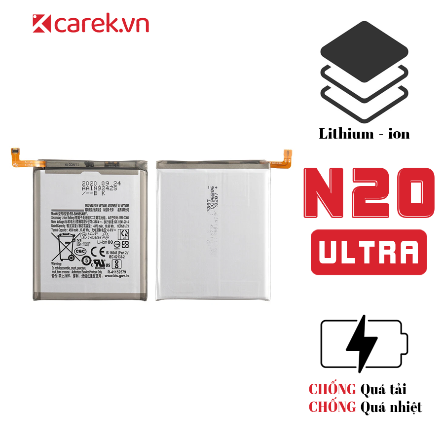 Pin Samsung Galaxy Note 20 Ultra