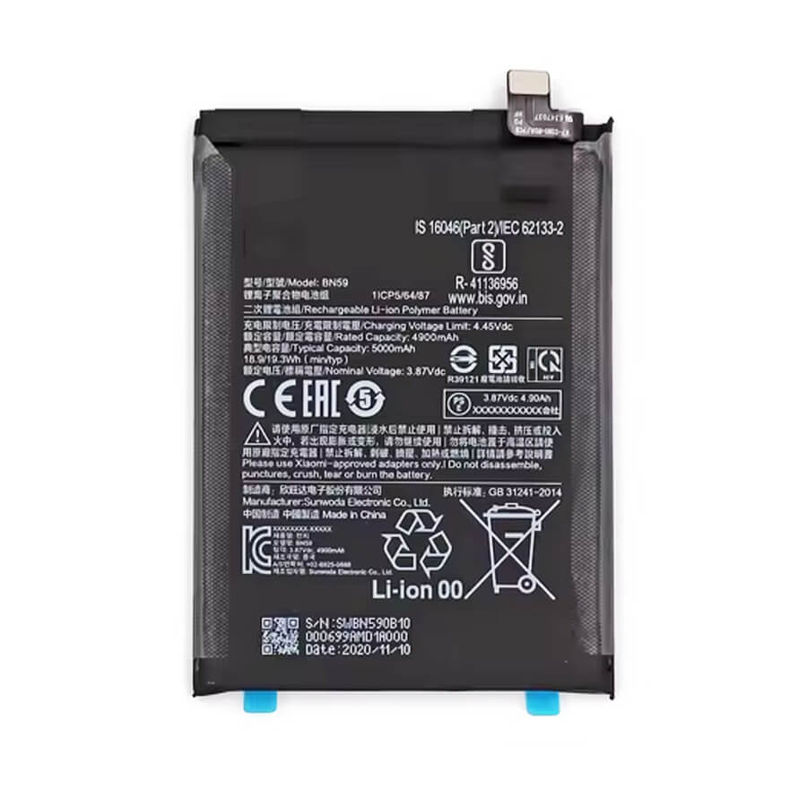 Thay pin Xiaomi Redmi Note 10S